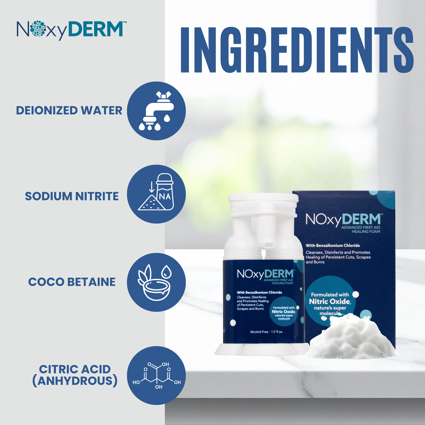NOxyDERM Wound Care Foam | 1oz
